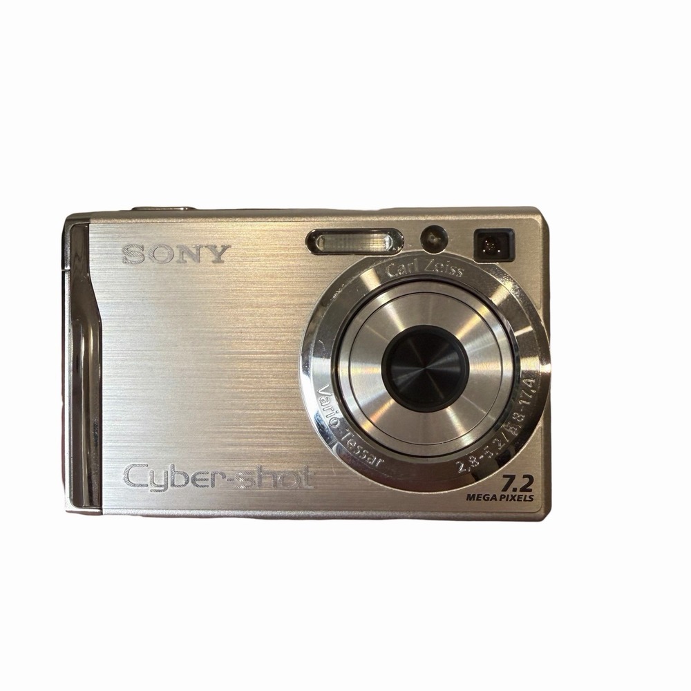 Sony Cyber-Shot DSC-W80‎ 7.2MP Digital Camera Case Charger Battery SD Card Works - Picture 2 of 12